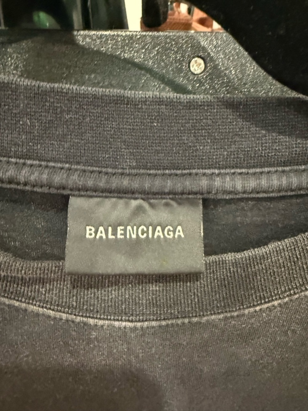 Balenciaga Black T-Shirt (Dress/Tunic)  *NWOT* - Picture 7 of 7